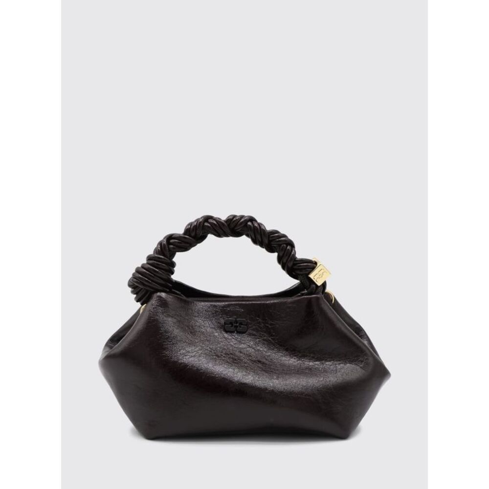 Ganni Women Ganni Bou Mini Bag With Butterfly Logo And Braided Handle